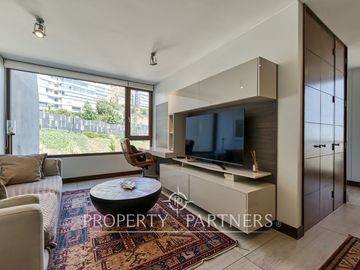 Departamento con vista despejada en San Carlos de Apoquindo