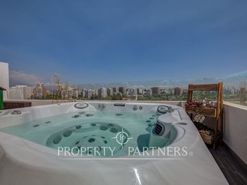 Las Malvas, duplex con increíble terraza y quincho en azotea