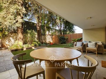 Cómodo departamento con jardín, Dehesa Central
