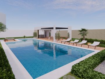 CASA CON ALBERCA SUR DE CUERNAVACA, TEQUESQUITENGO MORELOS