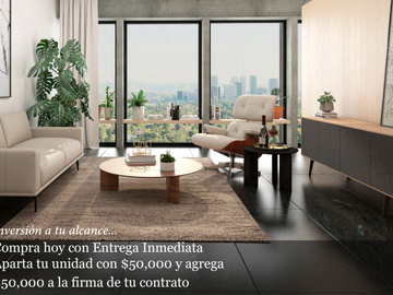 Departamentos nuevos en venta, col. Roma Sur