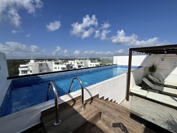 Departamento en  venta en Playa del Carmen a 8 minutos de la playa