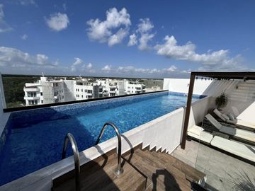 Departamento en  venta en Playa del Carmen a 8 minutos de la playa