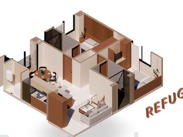 Departamento en Venta en Torre ZAIA Lomas de Angelópolis Puebla Modelo REFUGIO