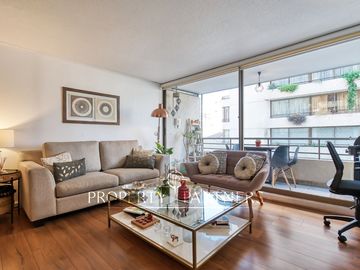 Lindo, amplio y luminoso departamento en venta sector Manquehue Sur con Av. Cristobal Colón
