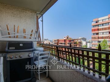Acogedor departamento, barrio Las Flores, Providencia