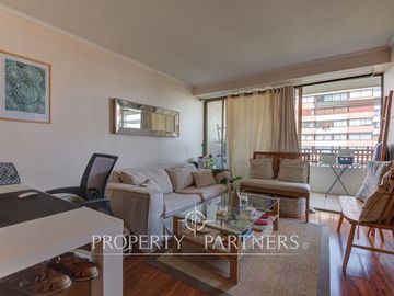 Acogedor departamento, barrio Las Flores, Providencia