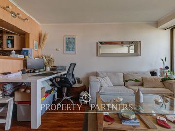 Acogedor departamento, barrio Las Flores, Providencia