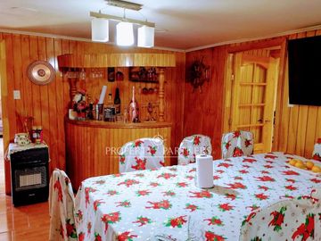 Se vende parcela con hermosa casa habitación amoblada