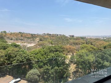Departamento en Renta en Plaza Antigua II con terraza y espectacular vista
