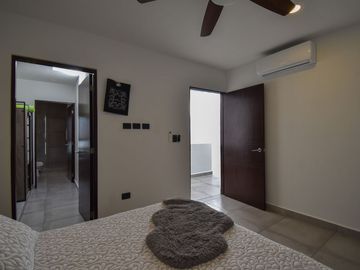 Casa de 4 Rec. Amueblada en Privada Palta en Cholul, Mérida Yucatán.