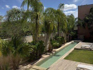 Renta departamento amueblado, Corazón de Tierra, Temozon, Mérida