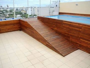 Divino 3 Amb. con gran Balcón, Patio y Pileta.