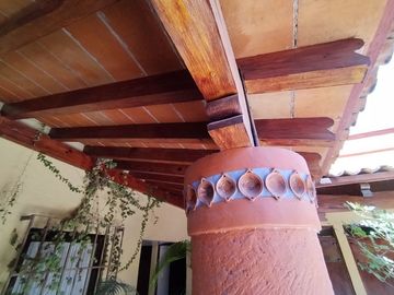 Casa en Club Campestre de un piso estilo hacienda mexicana