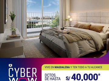 VENTA DE DPTO DE 1 DORM. DE ESTRENO EN PERSHING / MAGDALENA LIM CON SAN ISIDRO