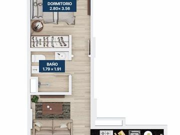 VENTA| DEPARTAMENTO 1 dorm. Ubicado en barrio NUEVA CÓRDOBA