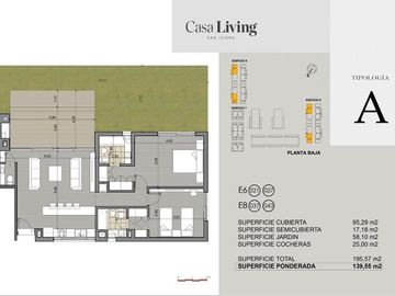 Departamento de dos dormitorios en Casa Living, San Isidro