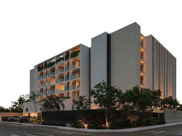 Departamento(Roya Loft) en Venta en Ziba Apartment en Temozón Norte
