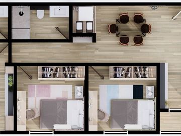 Departamento en Preventa en Santa Catarina