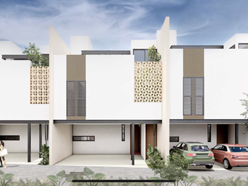 Casa en 3 niveles frente a gran parque en zona norte