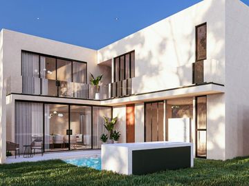 Casa de 4 recámaras con alberca en venta dentro de privada e