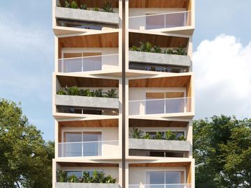 Departamento 1 recámara en Playa del Carmen 37m2