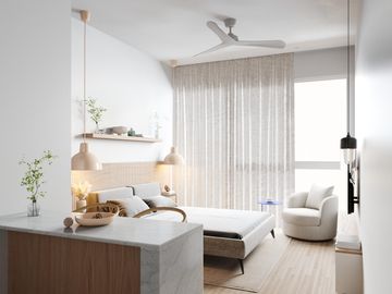 Departamento 1 recámara en Playa del Carmen 37m2