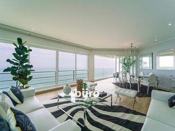 EXCLUSIVO DEPARTAMENTO EN ALQUILER AMOBLADO CON VISTA AL MAR EN MIRAFLORES