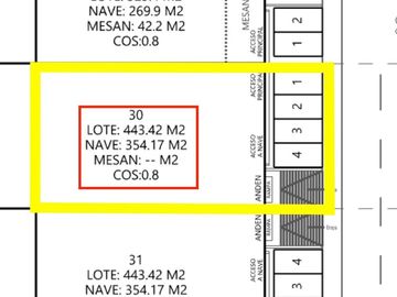 Venta Naves Industriales (354m2), Lib. Sur Poniente