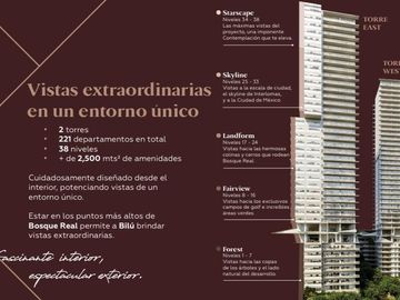 Departamento PreVenta Bosque Real 197 m2 Piso 35