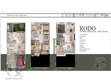 Casa  Coto Nuevo  en Tlaquepaque Centro MODELO RODO