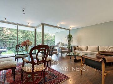 Venta Hermoso Departamento con Jardín La Reina Alta, gran conectividad.