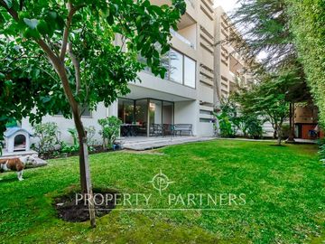Venta Hermoso Departamento con Jardín La Reina Alta, gran conectividad.