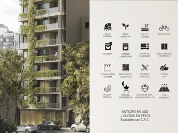 Monoambiente en Construcción en Palermo Hollywood - Tenca