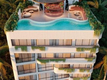 Loft de 1 Recámara en Aldea Zama – Diseño en Doble Altura y Excelente Ubicación