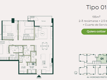 PREVENTA DE DEPARTAMENTO EN VALLE PONIENTE SANTA CATARINA