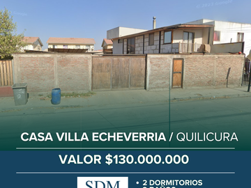 VENTA TERRENO CON CASA, QUILICURA