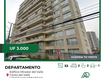 VENTA DEPARTAMENTO SECTOR LOMAS SAN SEBASTIÁN