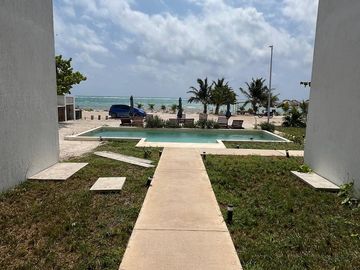 ESTUDIO FRENTE AL MAR ENTREGA INMEDIATA, COMPLETAMENTE AMUEBLADO, MAR CARIBE, MAHAHUAL, PRECIO UNICO