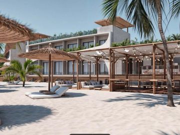 ESTUDIO EN PRE VENTA EXCLUSIVA FRENTE AL MAR EN MAHAHUAL, RIVIERA MAYA, DESARROLLADOR CON PRESTIGIO