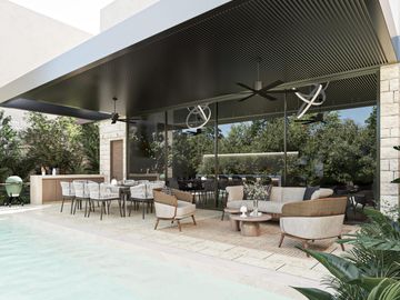 Casa en venta de 4 recámaras en club de golf country