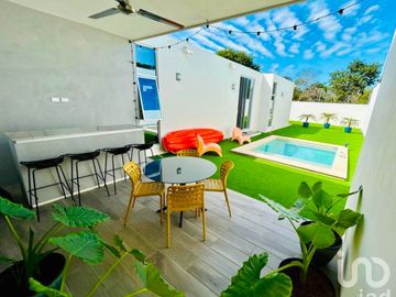 Casa de un piso en venta en Conkal, Yucatán.