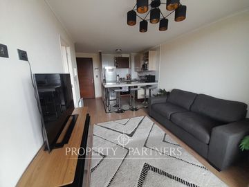Departamento amoblado en Condominio Parque Krahmer