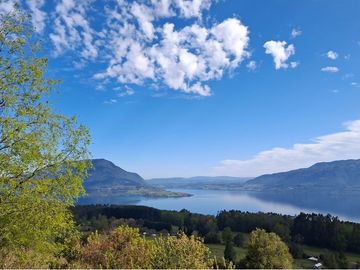 Venta ,Terreno de Ensueño vista al lago Riñihue