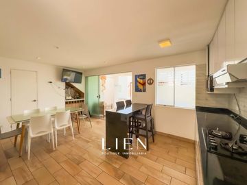 Exclusiva Casa en primera Fila de 2 pisos en Condominio Playa Azul Km 125