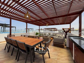 Exclusiva Casa en primera Fila de 2 pisos en Condominio Playa Azul Km 125