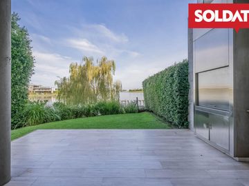 Venta departamento 4 ambientes con dep. Aqua Golf, Nordelta, vista lago, jardín propio Oportunidad.
