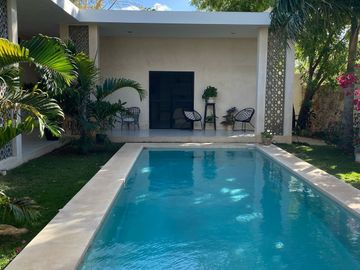 Casa en venta tipo hacienda de un piso 4 recamaras en  Mérida Yucatán.