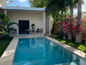 Casa en venta tipo hacienda de un piso 4 recamaras en  Mérida Yucatán.