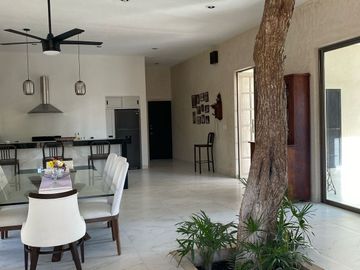 Casa en venta tipo hacienda de un piso 4 recamaras en  Mérida Yucatán.